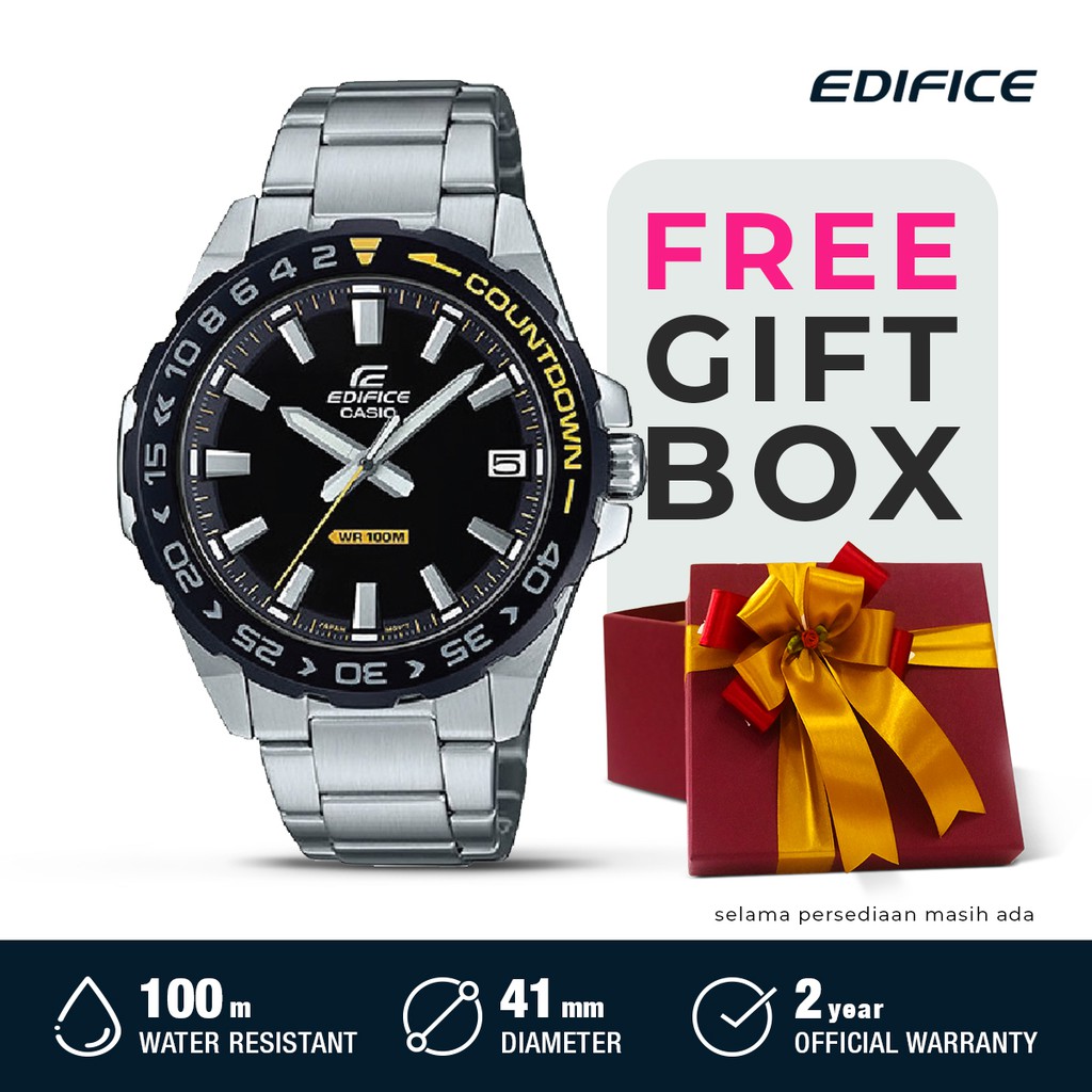 Casio Edifice Jam  Tangan  Pria EFV 120DB 1AVUDF Shopee 