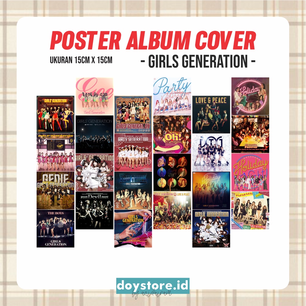 [BACA DESKRIPSI] Poster Album Cover TWICE BLACKPINK RED VELVET GIRLS GENERATION | Poster Dinding Murah