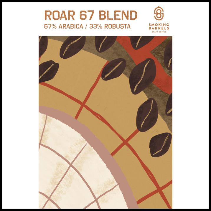 

Roar 67 Blend 1Kg -Dark Roast Biji Kopi Bahan Es Kopi Susu