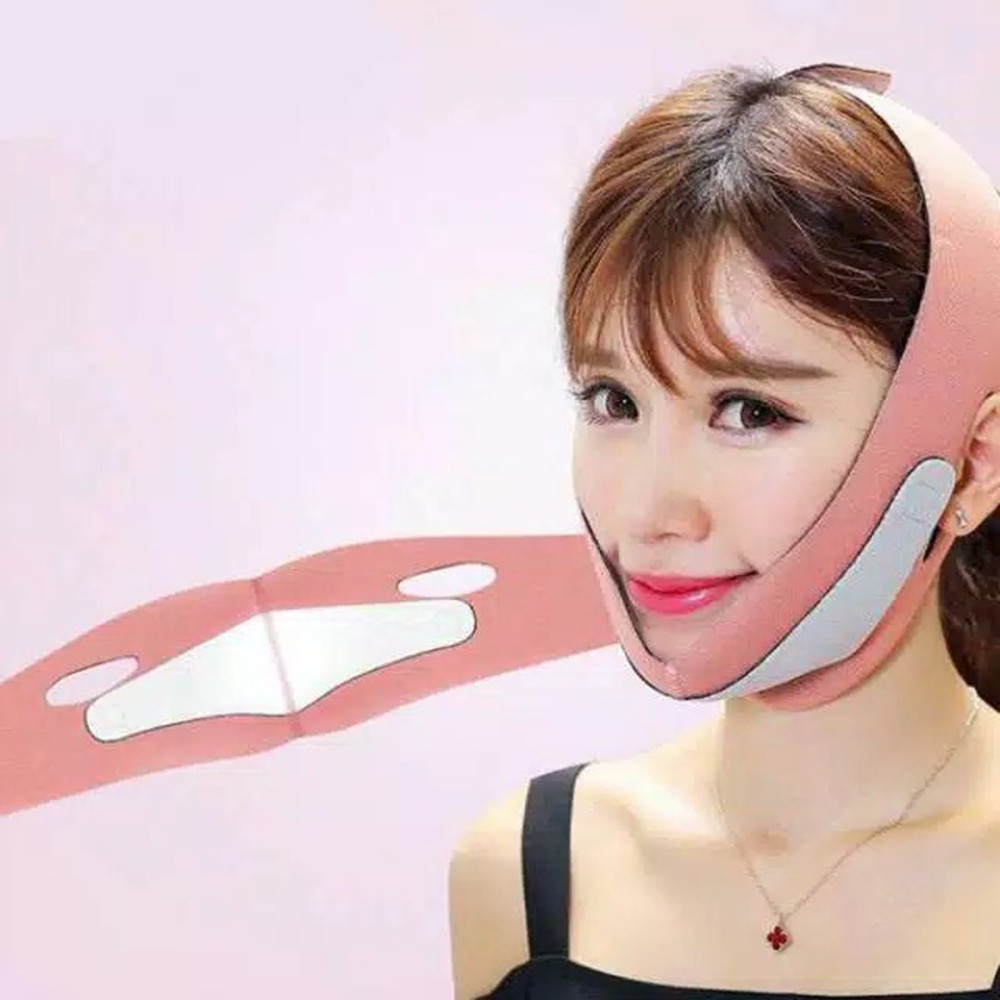 V-Shape Sabuk Penirus Pipi Wajah Slimming Face Lift Cheek Belt