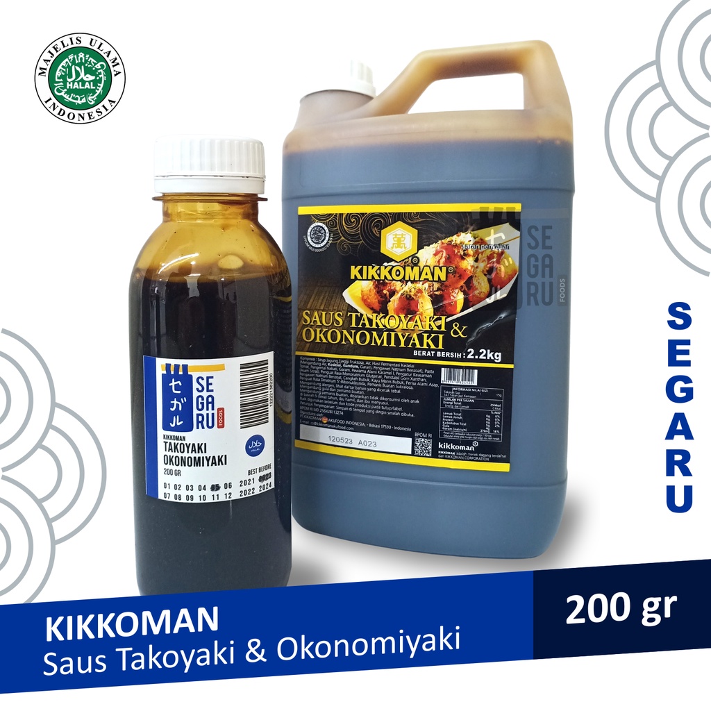 Kikkoman Saus Takoyaki Okonomiyaki Halal 200 gram