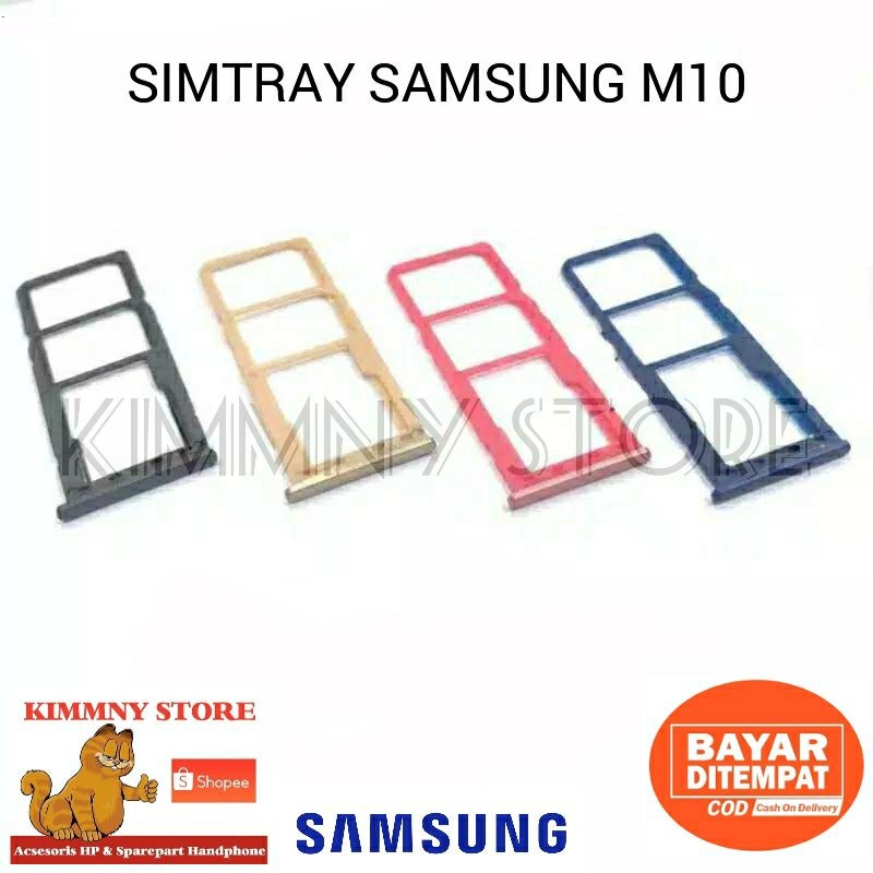 SIMTRAY SIMLOCK SLOT TEMPAT KARTU SIM CARD SAMSUNG M10 M105 M105F ORIGINAL - A10 A20 A30