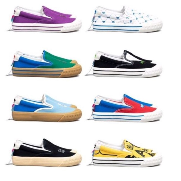 Sepatu Compass Retrograde x UNKL347 Slip-on [ORIGINAL 100% & BNIB]