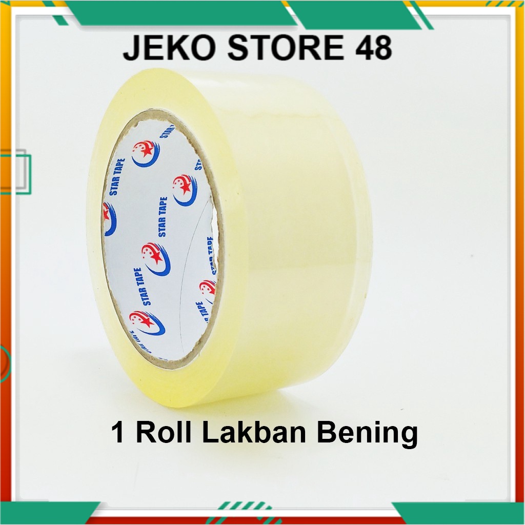 

1 UNIT LAKBAN BENING 2 INCH X 100 YARD LAKBAN 45MM 100 YARD 2 INCH 45 MICRON JK Jeko Store 48