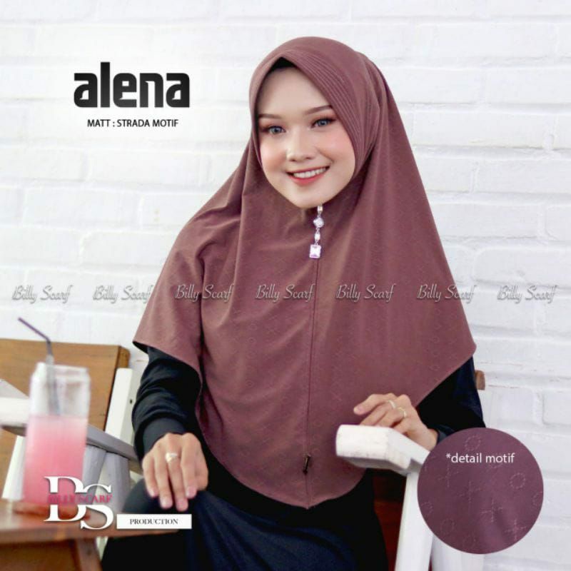 Hijab instan Jersey ALENA ori BILLY