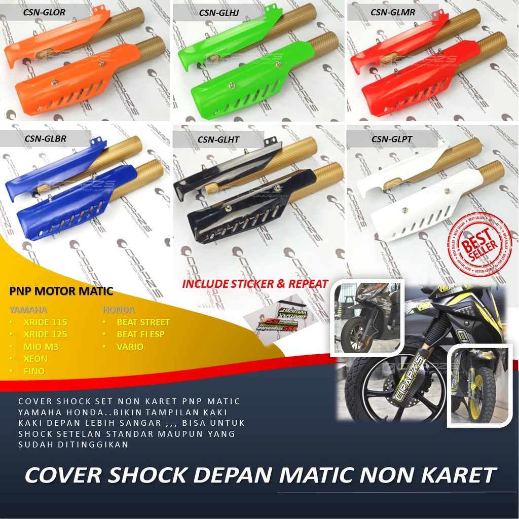 COVER SHOCK DEPAN MATIC NON KARET / ACCESORIES SHOCK DEPAN MATIC / COVER SHOCK DEPAN BEAT STREET