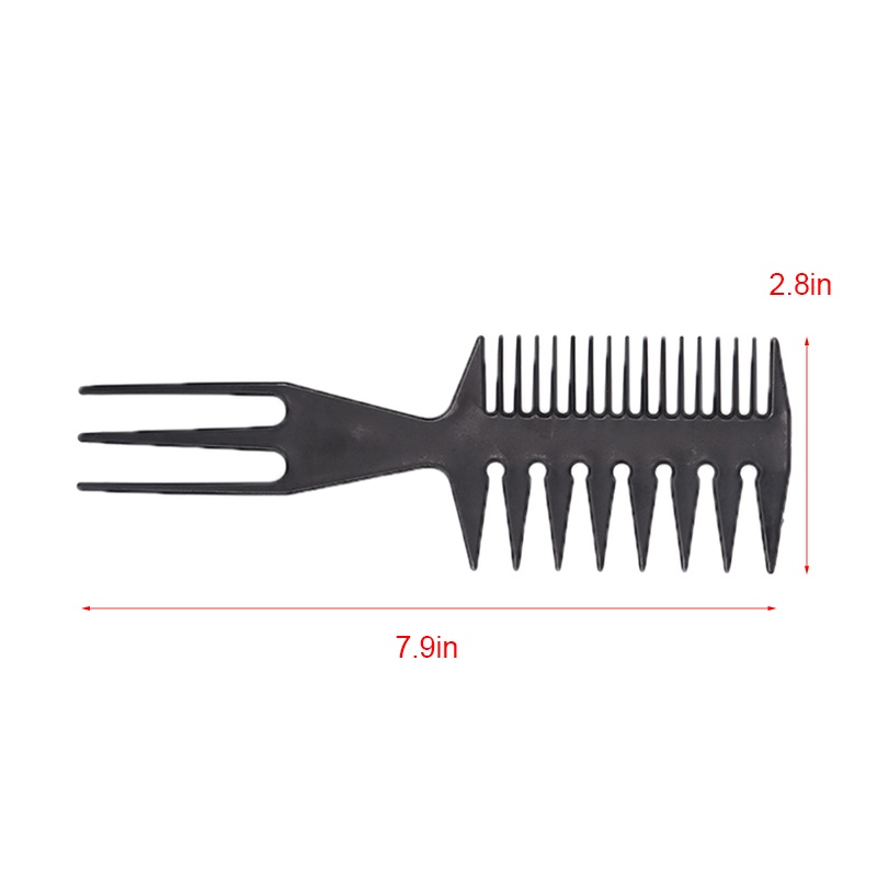 {LUCKID}Salon Comb Brush Styling Cutting Color Tail Barber Hairdresser Hairdressing