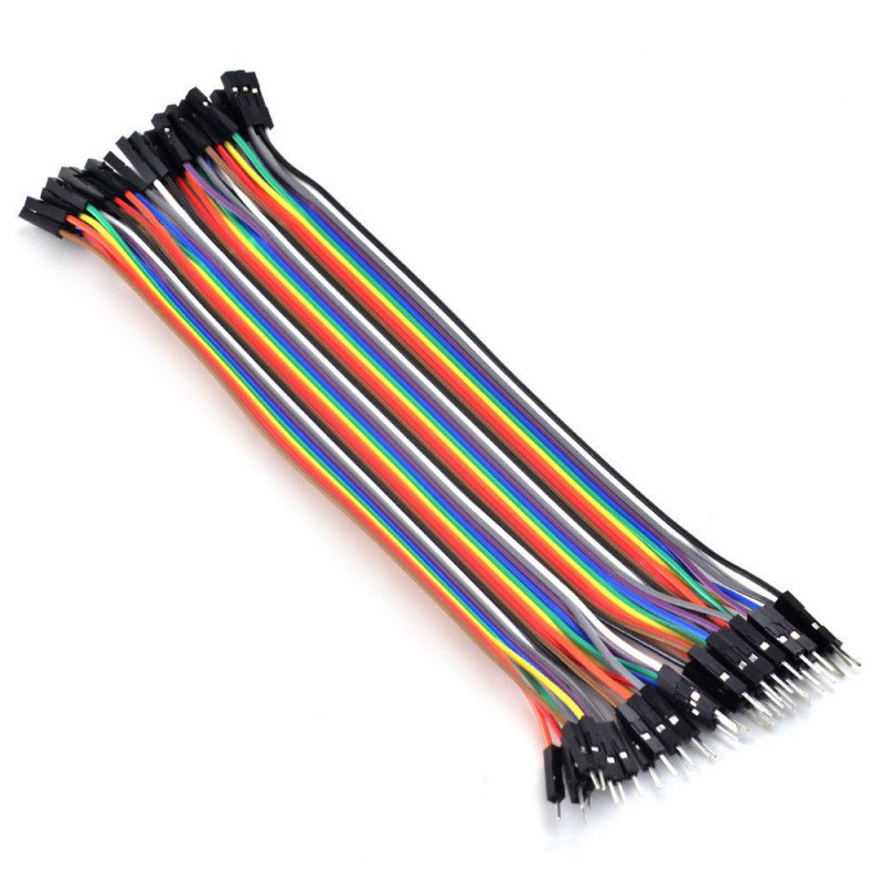 kabel jumper arduino 15cm male to female 40pin 40p pelangi rainbow 40