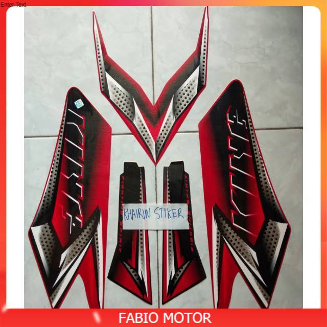 striping rx king 2008 merah