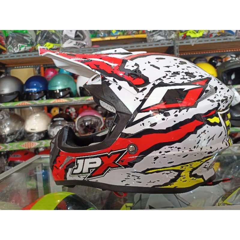 HELM JPX FOX1 CROSS MOTIF ORIGINAL
