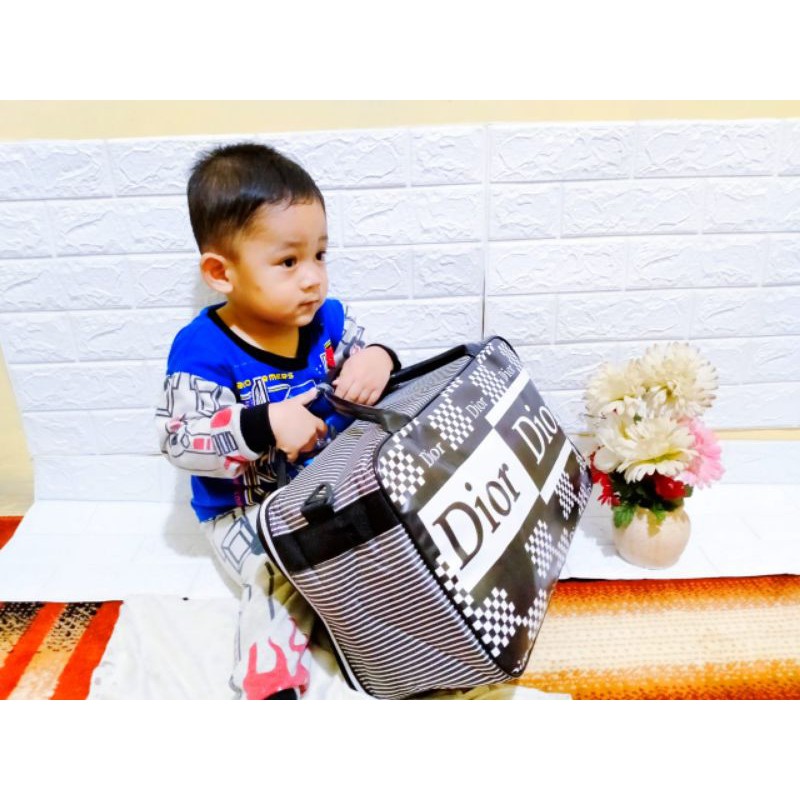 SUPER CANVAS IMPORT tas travel bag motif dewasa /travel bag canvas