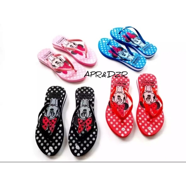 SANDAL JEPIT WANITA/SANDAL JEPIT WANITA SEHARI HARI/SANDAL JEPIT MURAH/SANDAL JEPIT MICKY MOUSE