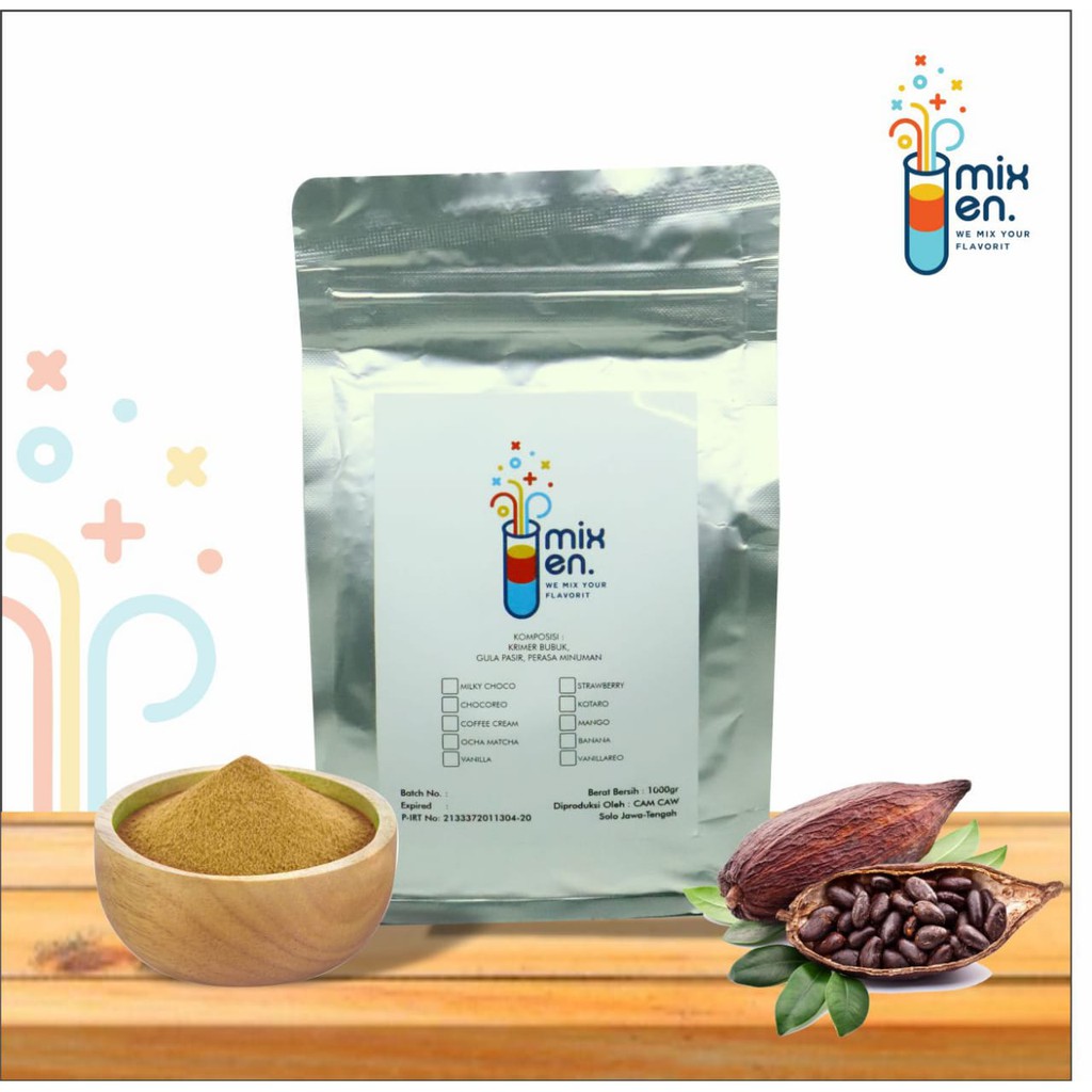 

MIXEN bubuk ice blend / minuman boba / powder drink 1kg