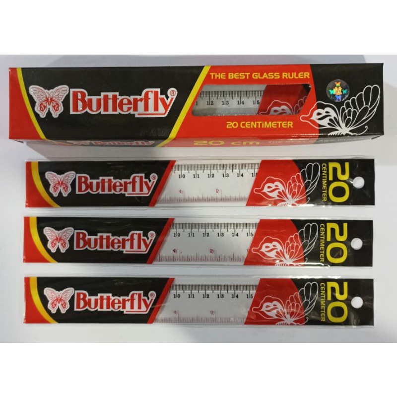 

penggaris bening 20 cm per pc #