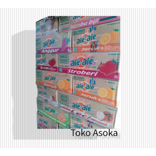 

Ale Ale Varian Rasa| Dus | Isi 24 Pak | Bisa Pilih Varian Rasa | Khusus INSTANT & SAMEDAY