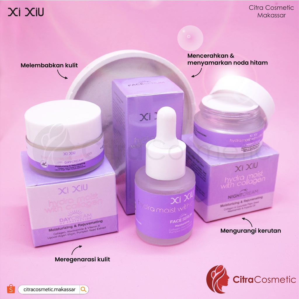 Xi Xiu Hydra Moist With Collagen Series | Serum | Day Cream | Night Cream