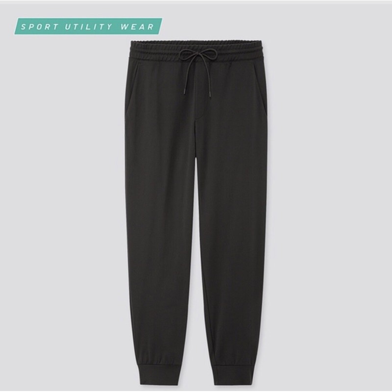 NEW TERMURAH Uniqlo Jogger Pants Sport Utility Wear Black