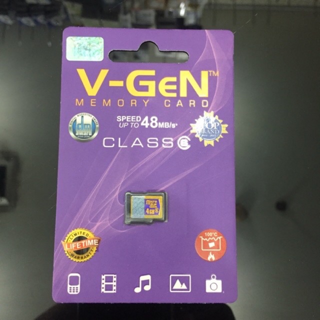 V-gen Memory Card 4gb Memory 4gb Vgen Original