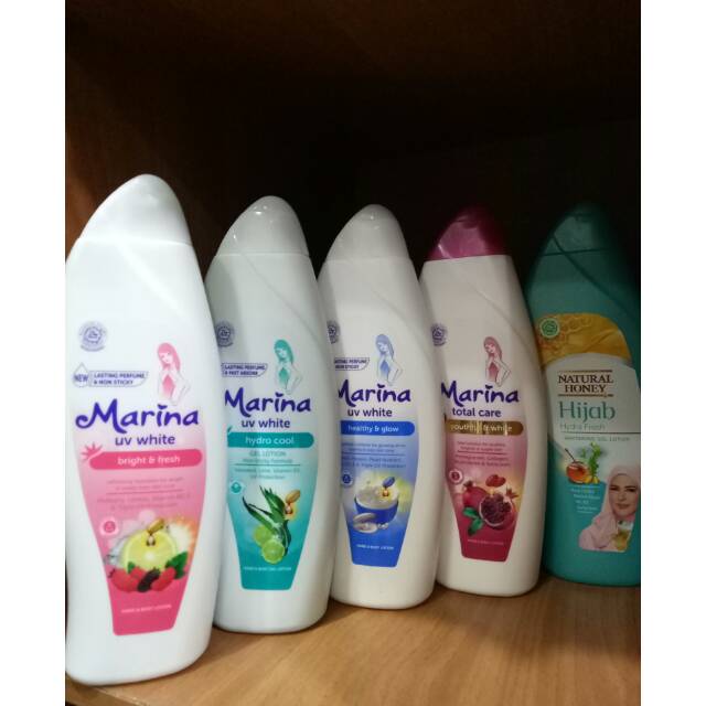 Marina uv white hand &amp; body lotion 460ml