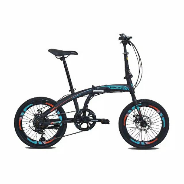 Sepeda lipat Pacific 20" 2980 RX 6.0 VT DISC Velg tinggi seperti noris 2.0 BONUS BOTOL MINUM