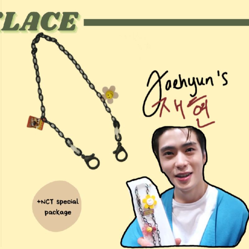 CHENJI STRAP MASK FOR JAEHYUN NCT / MASK NECKLACE / KALUNG MASKER WHATS ON ID