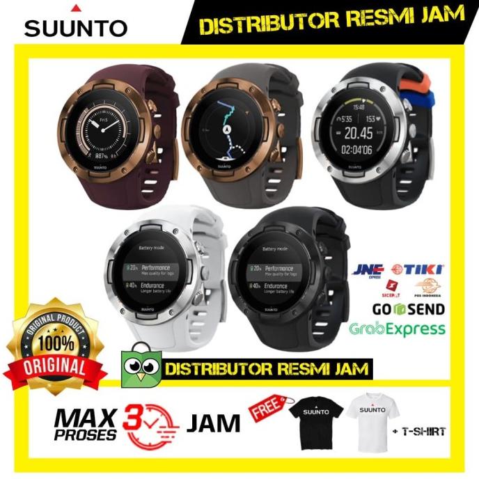 [COD] JAM TANGAN SUUNTO 5 ALL BLACK SS050299000 [COD]