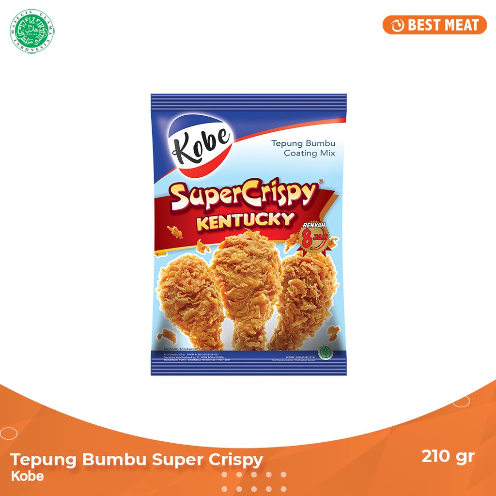 

Kobe Tepung Kentucky Super Crispy 210 gr