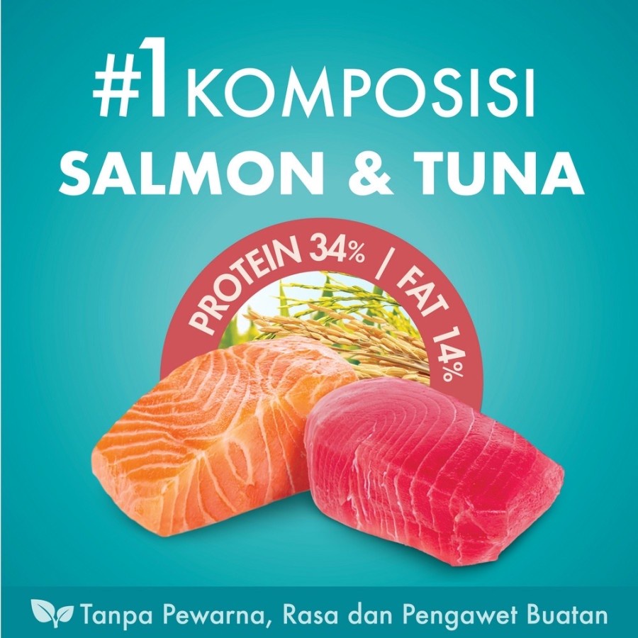 Purina One Healthy Adult Salmon &amp; Tuna 380gr Purina One Adult Salmon