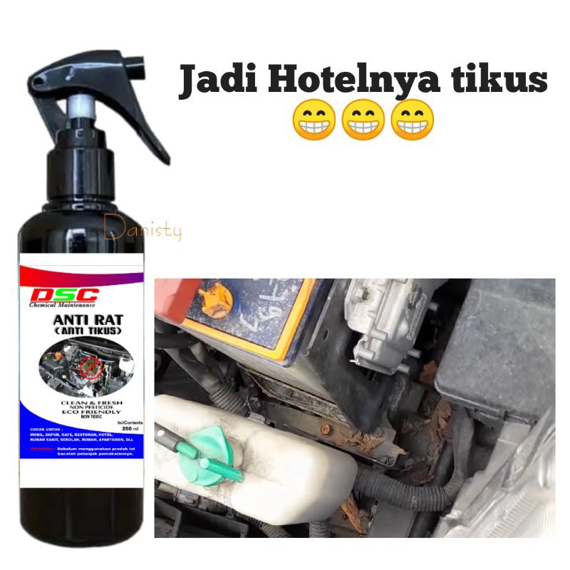 Paket anti tikus dan engine degreaser/engine cleaner/rat tikus/pembersih mesin/pengusir tikus