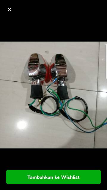 lampu sen assy tiger 2007 crome