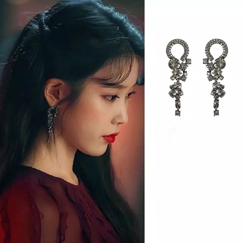 TEE0488 - Anting TUSUK Tindik Wanita Kdrama Korea Hotel Del Luna IU