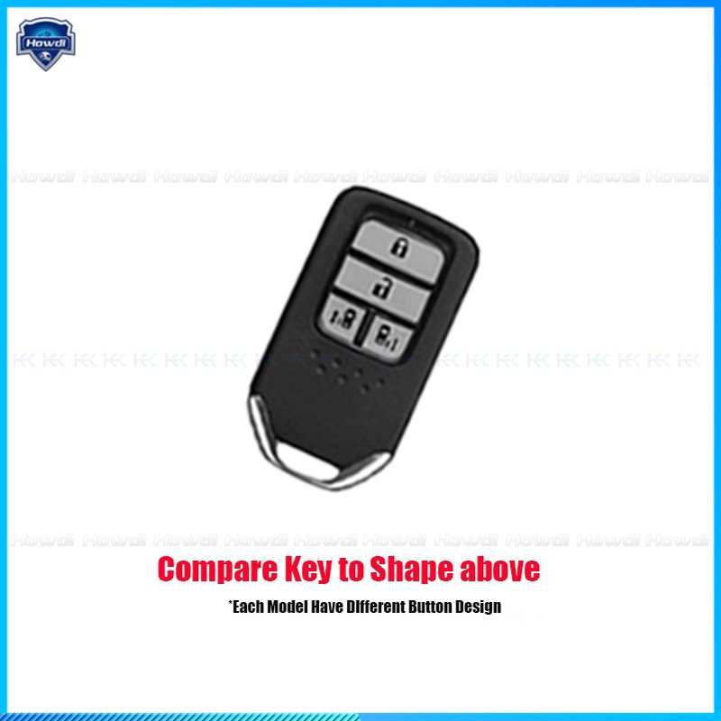 ☆Eksklusif☆Cover Kunci Mobil Keyless Bahan Silikon Dengan Logo Gantungan Kunci Untuk honda Odyssey Elysion MPV