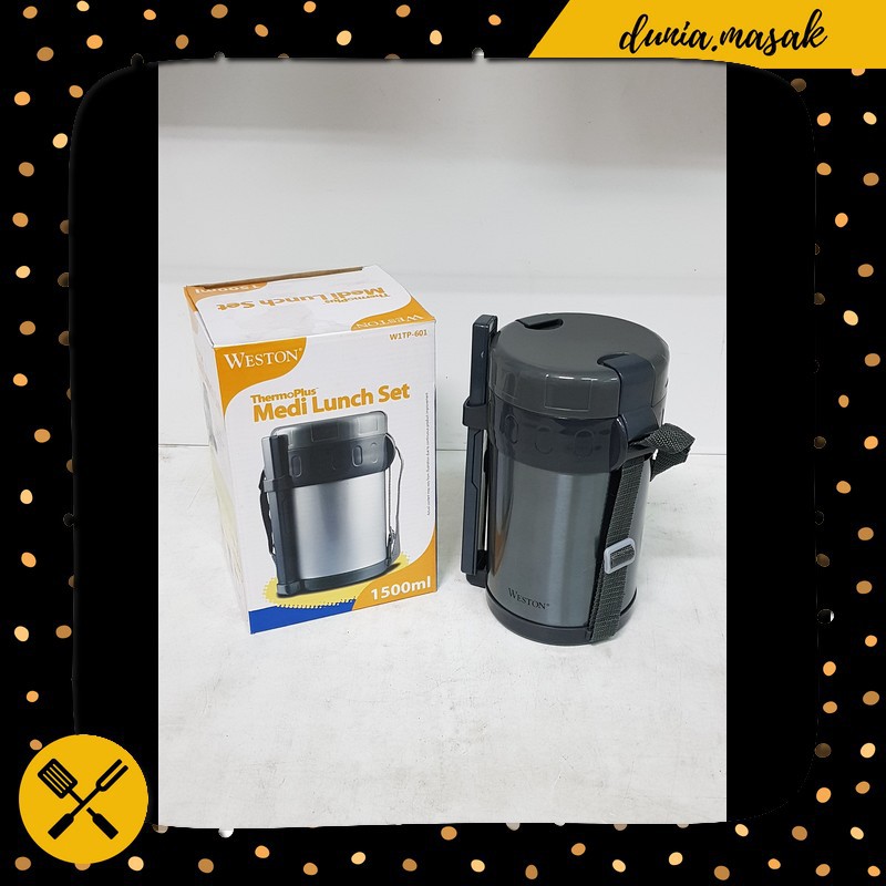 Lunch Box Set Thermo Plus Weston Unik Murah Berkualitas