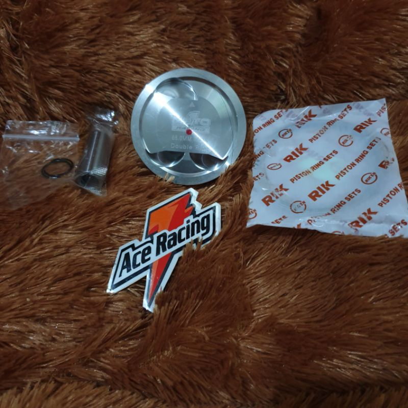 Piston 66 pin 14 moto 1 vespa metik metic sprint primavera ls gts seher forget forging pen 14