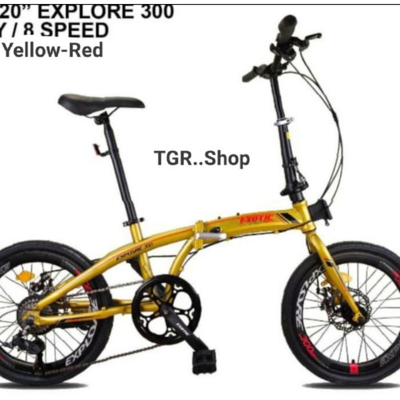 Sepeda Lipat 20 inch Exotic Explore 300