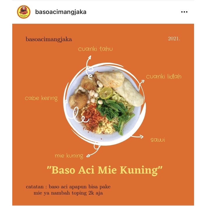 

BASO ACI MIE KUNING BEST SELLER