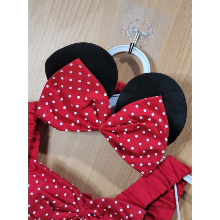 Setelan Jumpsuit Bandana 0-12M Setelan Bunga Jumpsuit Bandana Bayi Set Bayi Fashion Murah Katun AM CBKS