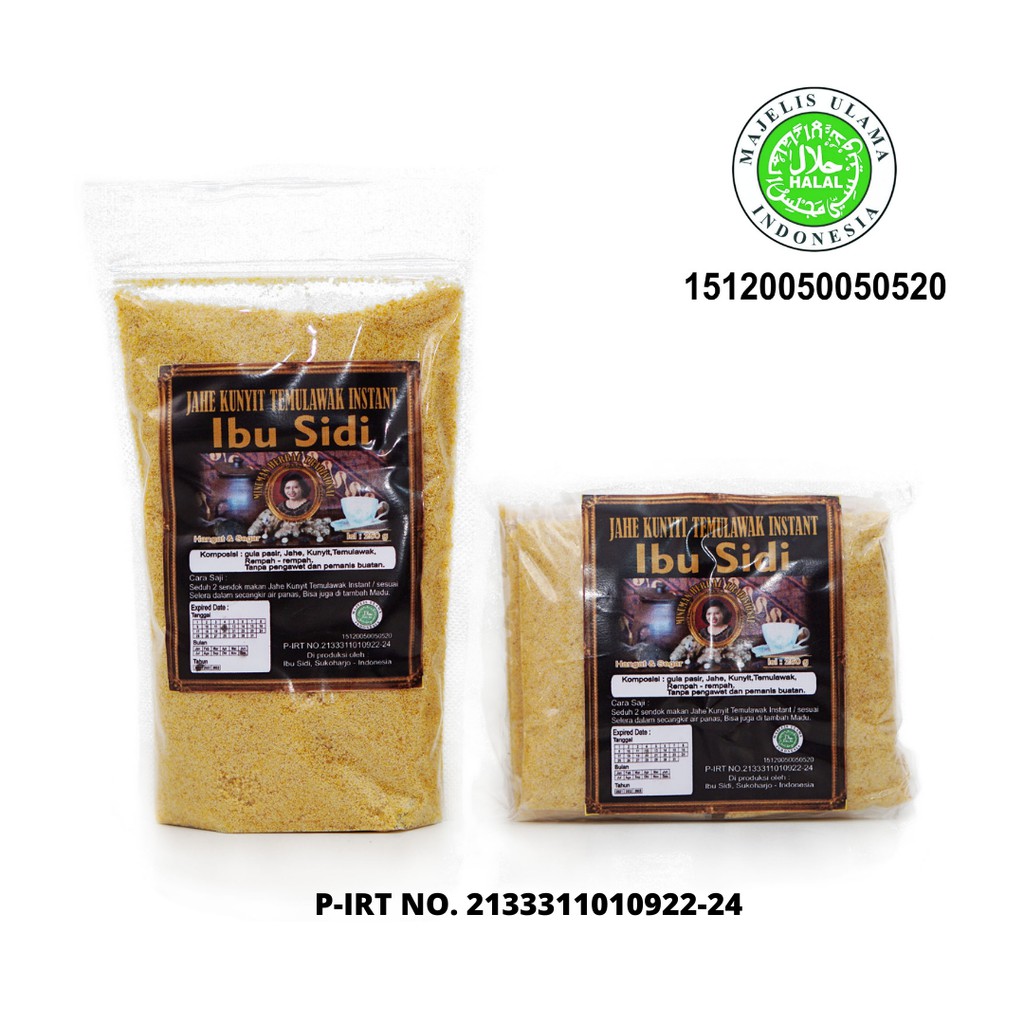 

SARI HERBAL JAKUTE ( JAHE + KUNYIT + TEMULAWAK ) INSTANT IBU SIDI 4 in 1 TANPA AMPAS