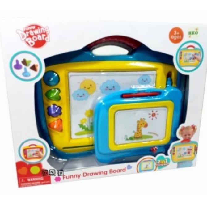 

PAPAN TULIS ANAK FUNNY DRAWING BOARD MAGNET