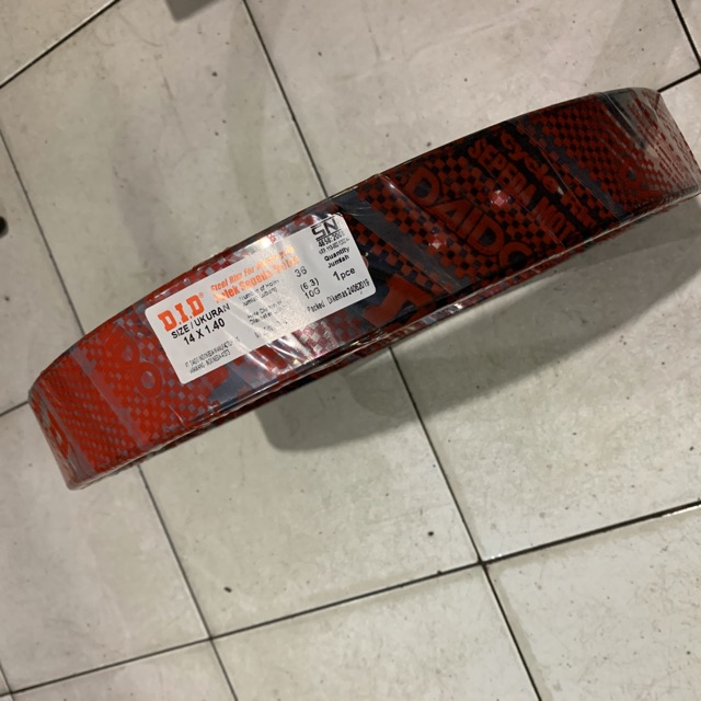 VELG DID HITAM RING 14 UKURAN 140