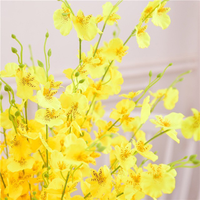 COD BUNGA ANGGREK  BUNGA  PLASTIK BUNGA ARTIFISIAL BUNGA PAJANGAN  IMITASI BUNGA HIASAN BT9012-1