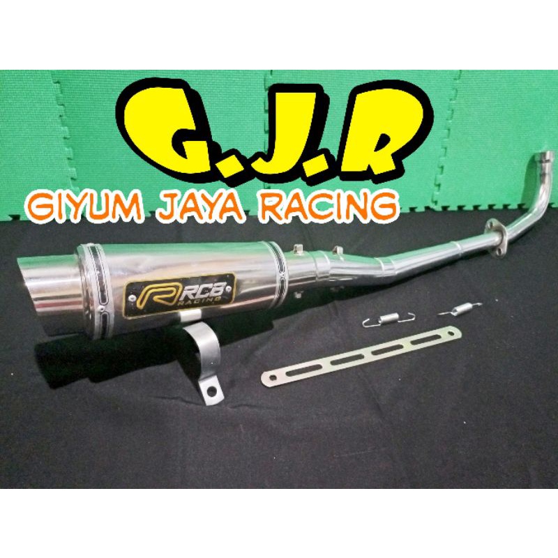Knalpot Racing RCB Buat Supra x 125