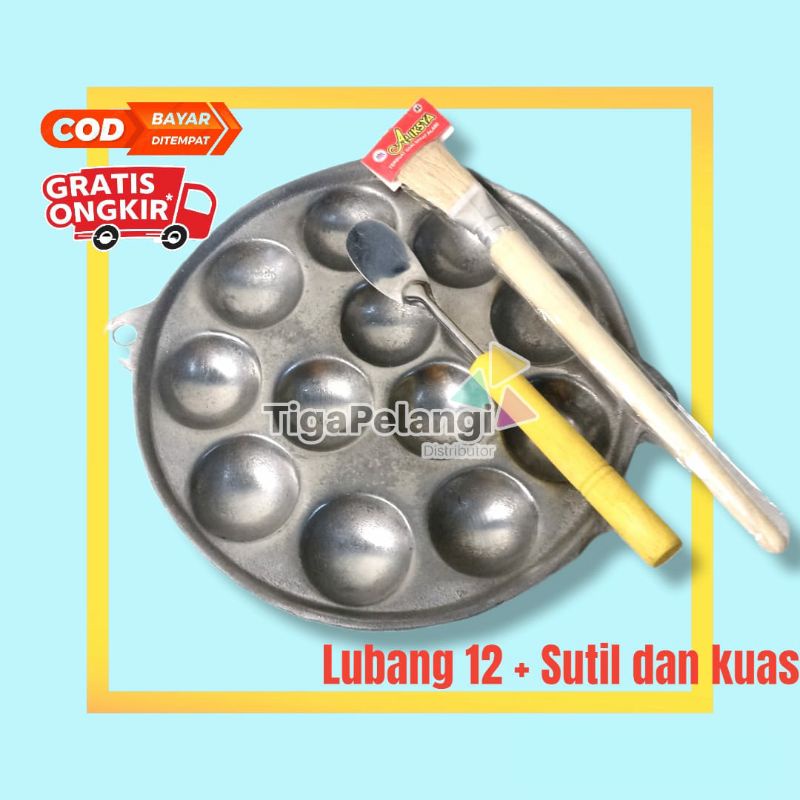 Cetakan martabak mini / cetakan martabak telur / cetakan apem / cetakan takoyaki