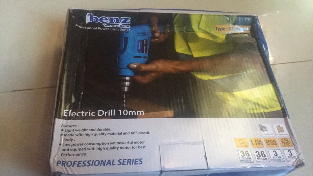 Mesin Bor 10 Mm Benz - Mesin Bor Murah Bergaransi - Mesin Bor Besi 10mm
