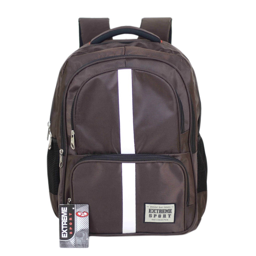 Tas Gendong Pria Ransel Laptop Extreme Backpack SMP SMA Kerja Cowok Bahan Tebal Berkualitas