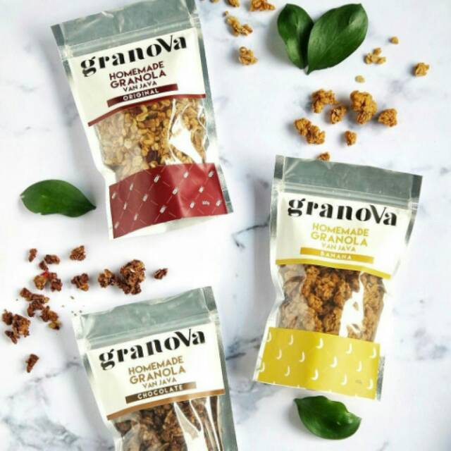 

Granola Paket 4 rasa granova 100 gram