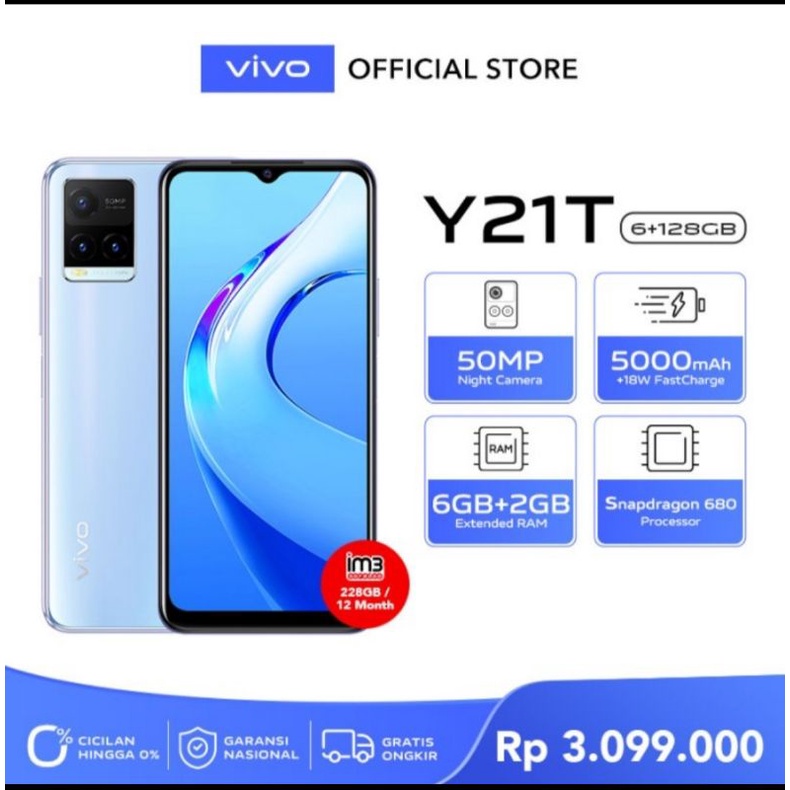 Hp Vivo Y21T/ Y21S rom 128gb