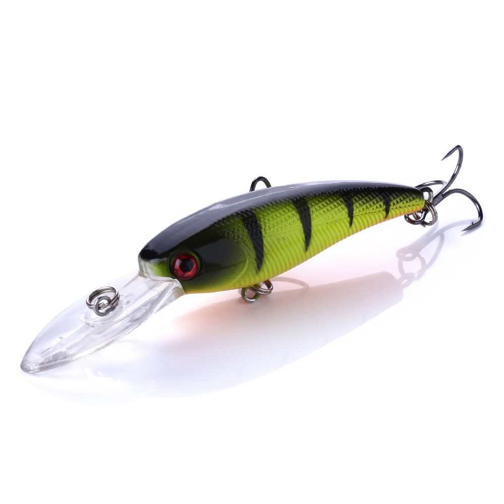 HENGJIA 8pcs 9cm/8.3g minnow umpan pancing 9cm/8.3g memancing buatan swimbait fishing lure bass bait