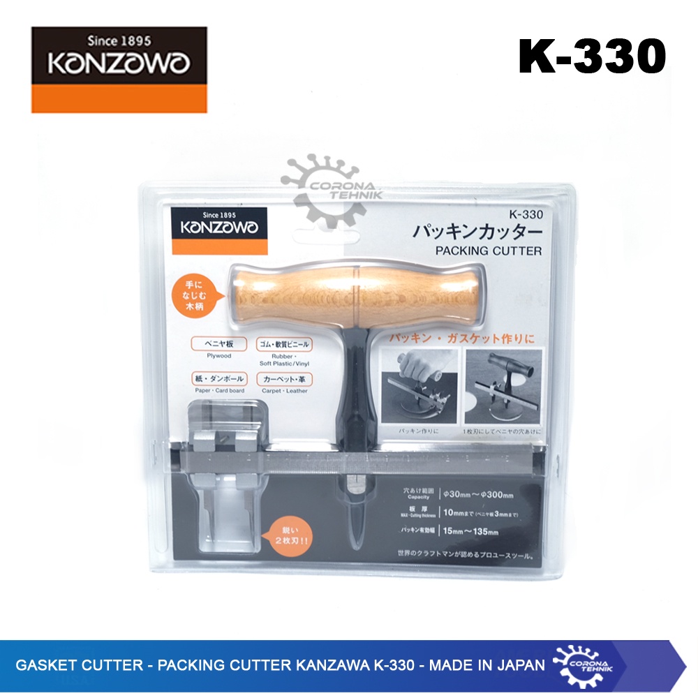 

Packing Cutter Kanzawa K-330 - Gasket Cutter - Made in Japan