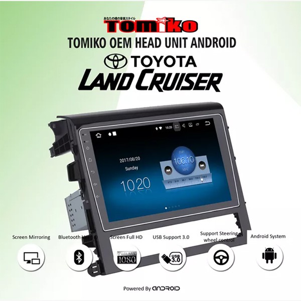 Jual Tomiko Toyota Landcruiser Oem Deckless Headunit Shopee Indonesia